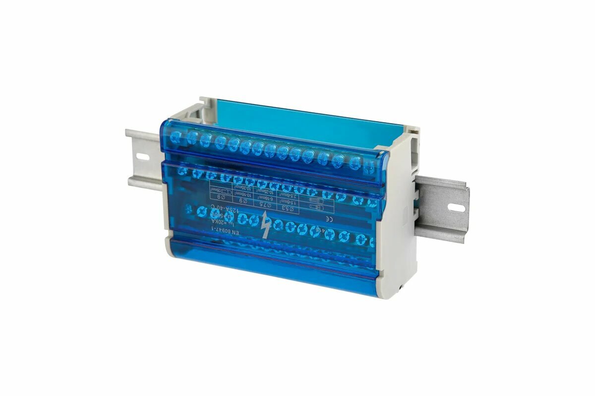 Шина на DIN-рейку в корпусе кросс-модуль REXANT 4x15 11-2304-15