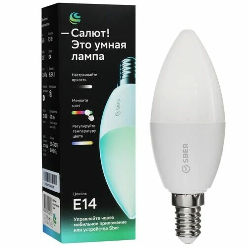Умная лампа Sber C37 RGB SBDV-00117
