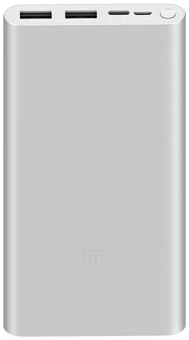 Xiaomi Power Bank 3 10000 мАч 22,5 Вт PB100DZM Тип C QC3.0 PD silver — фото 1