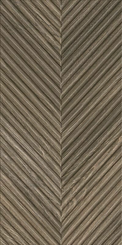 Керамическая плитка Ceramika Paradyz Afternoon Brown B Struktura Rekt настенная 29,8х59,8 см