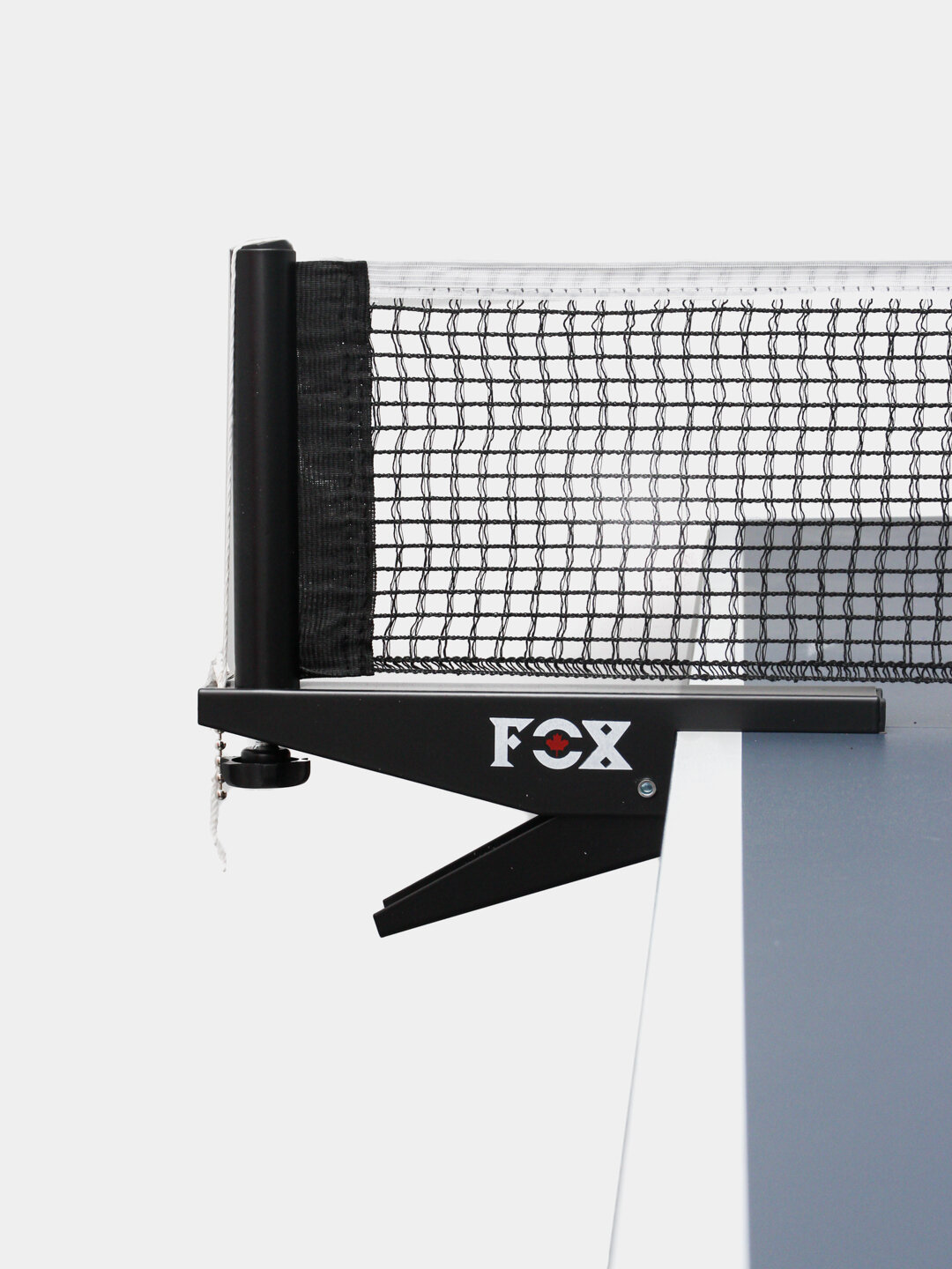Винтовая сетка для настольного тенниса General Fitness, металлическая, черная — фото 1