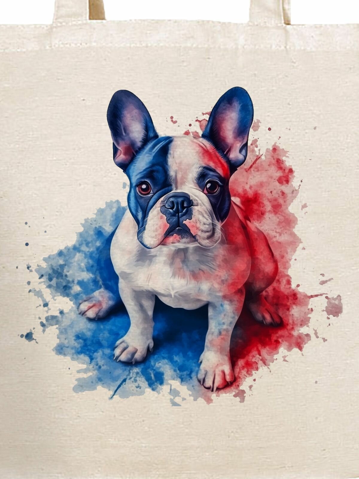 Сумка шоппер Gerasim, красный, синий — фото 1