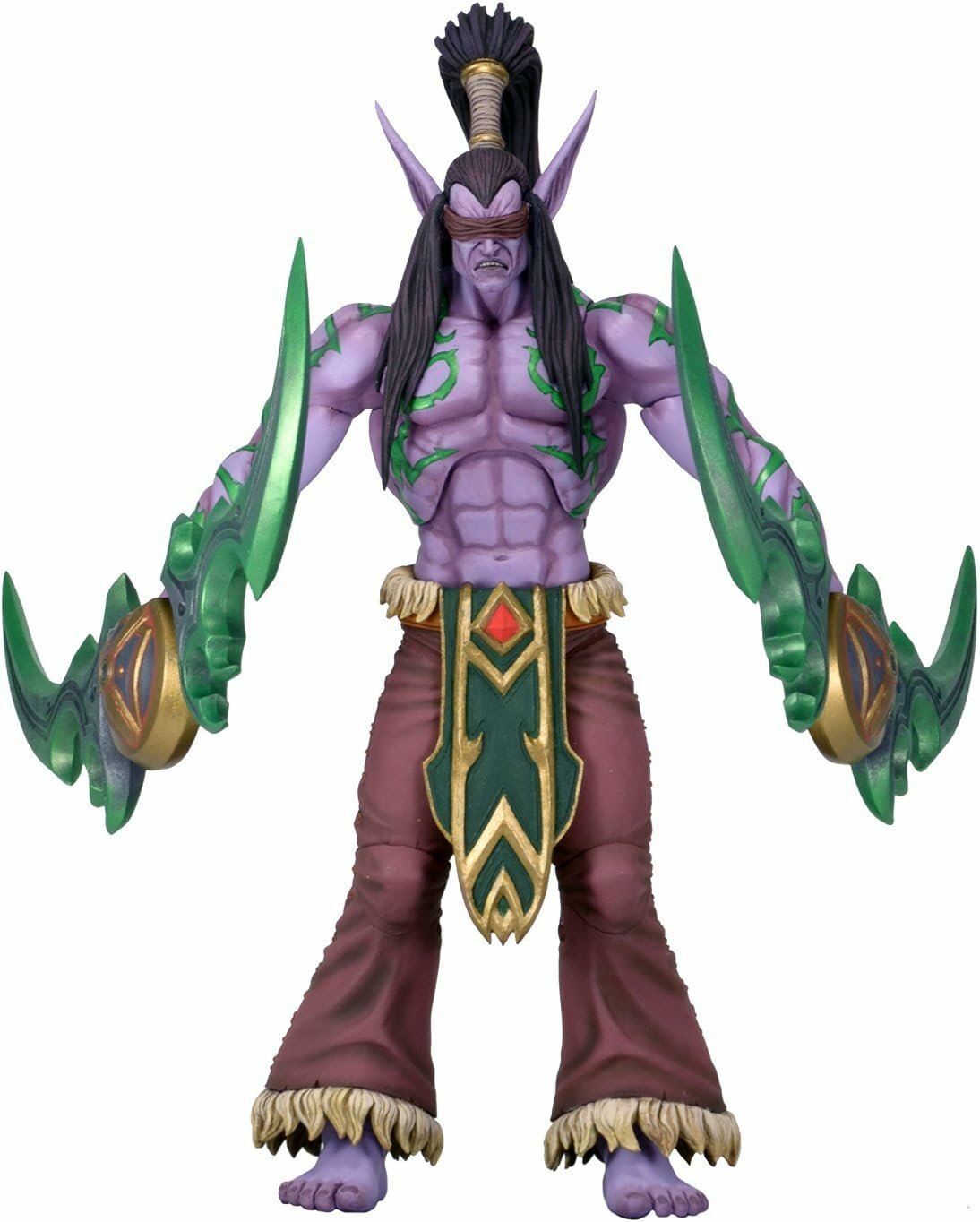NECA Illidan Stormrage Heroes of the Storm 7": WoW, 30 точек артикуляции, Twin Blades of Azzinoth