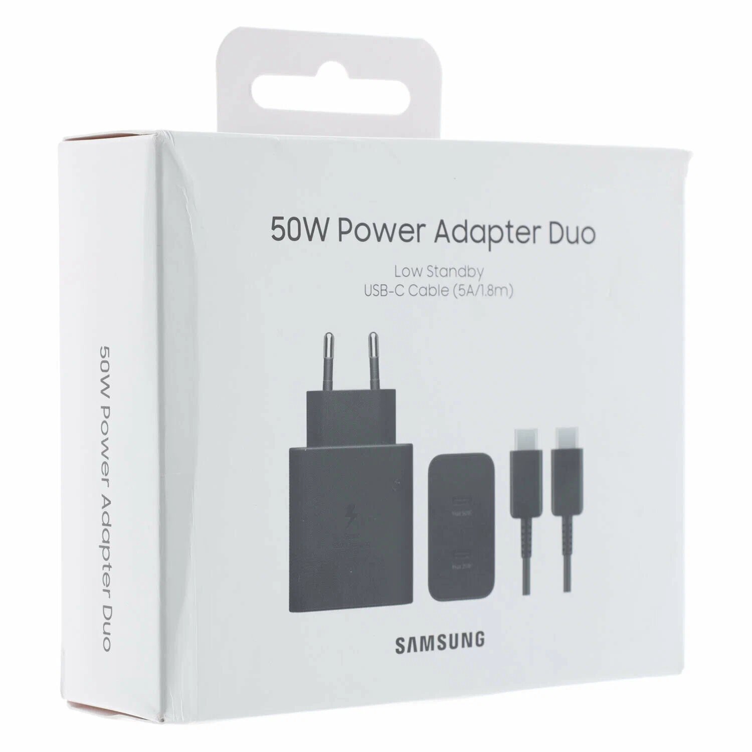 Зарядное устройство Samsung 50Вт, модель T5020 TC-T, 2PIN, выход USB Type-C черни