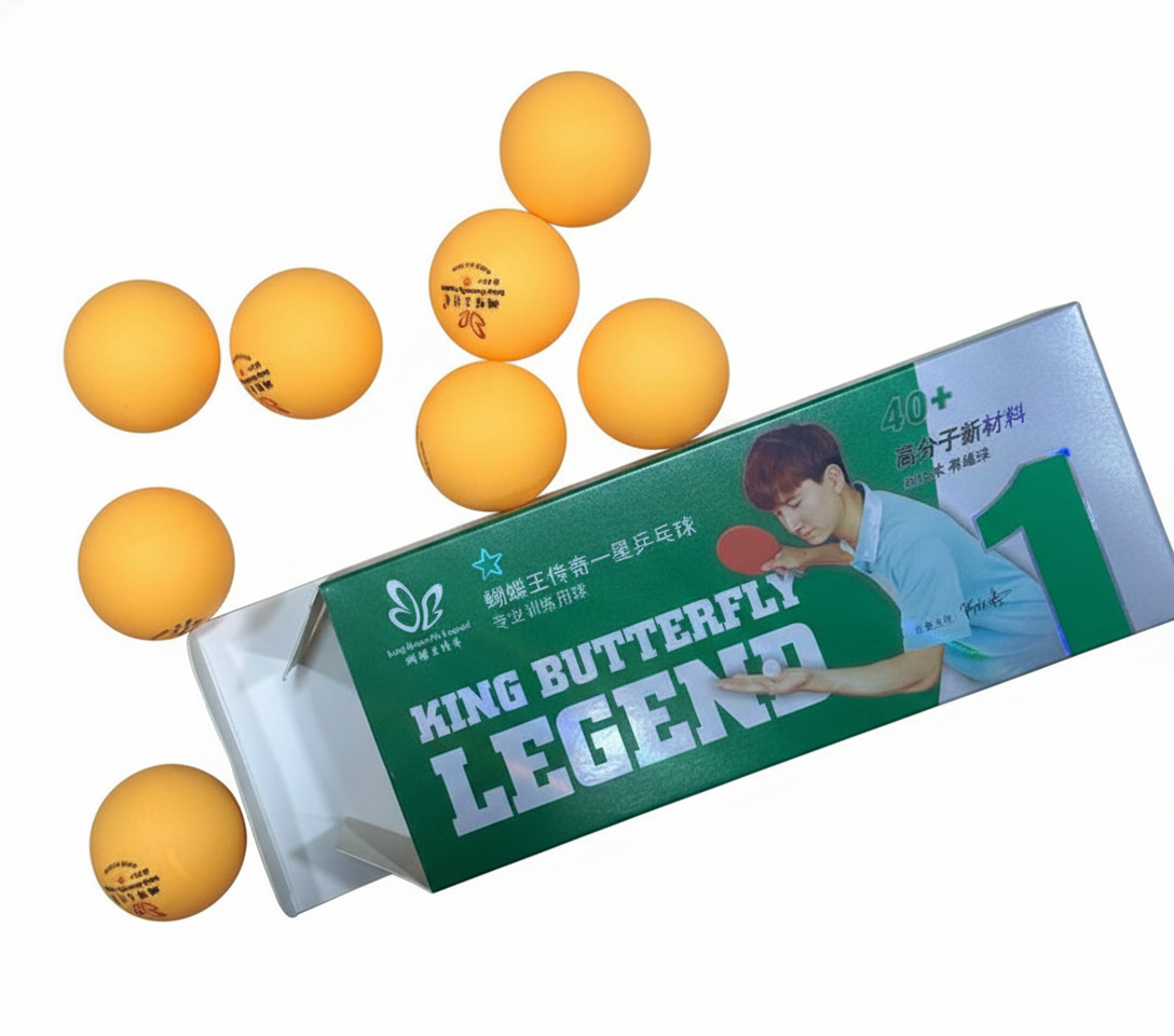 Набор мячей для настольного тенниса King Butterfly Legend (1 звезда, тренировочные)