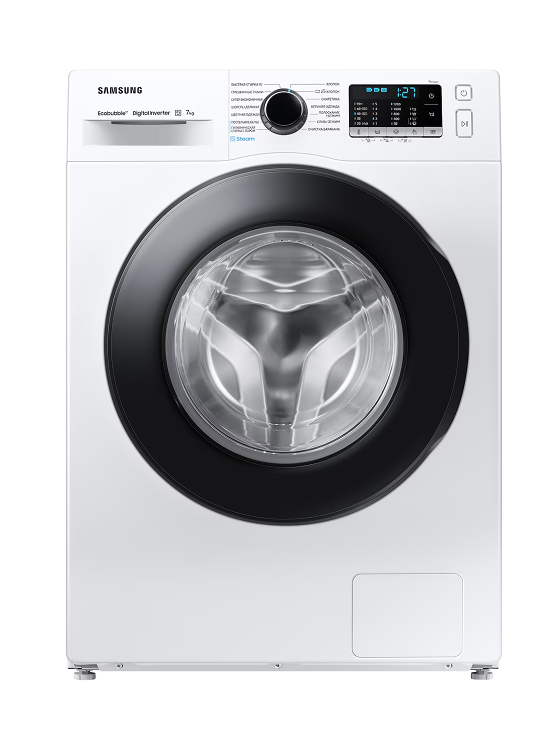 Стиральная машина Samsung WW70AGAS22AELD 7 Kg, скорость отжима 1200 Об/мин, мотора Инверторный, Программы стирки 14.