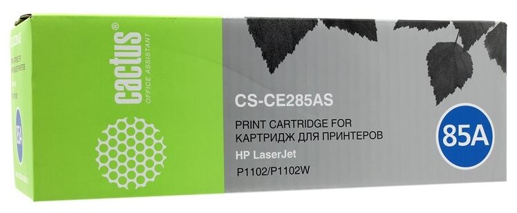 Картридж Cactus CS-CE285AS, черный, для лазерного принтера - фотография № 11