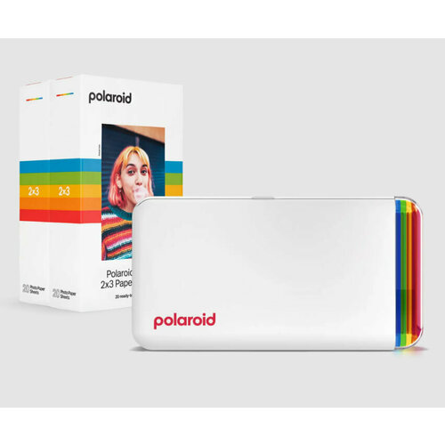 Фотопринтер компактный POLAROID Hi-print + 40 карточек (E-box)