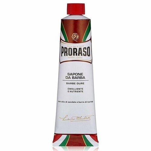 Крем для бритья питательный с маслом сандала и маслом ши 150 мл Proraso Nourish Sandalwood Shaving Cream Tube 150 мл