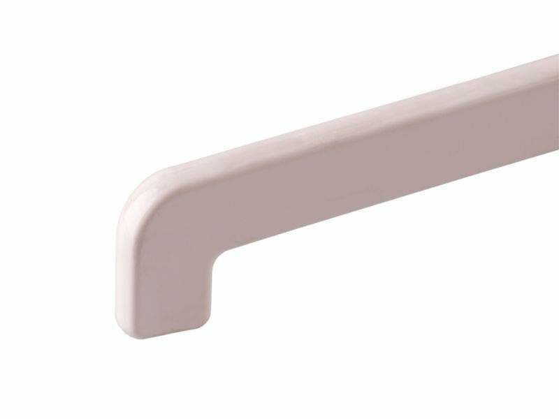 фото Накладка BAUSET торцевая на отлив 2-х сторонняя 25/360 мм белая