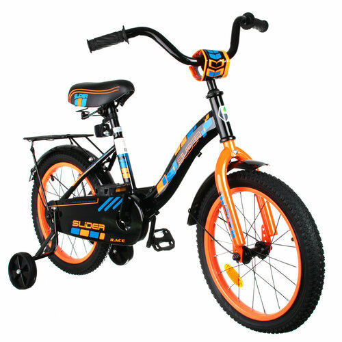 Велосипед 2-х кол Slider цв черноран неон D 16 вес 89 кг сталь вк 901943 см IT106089 8608₽