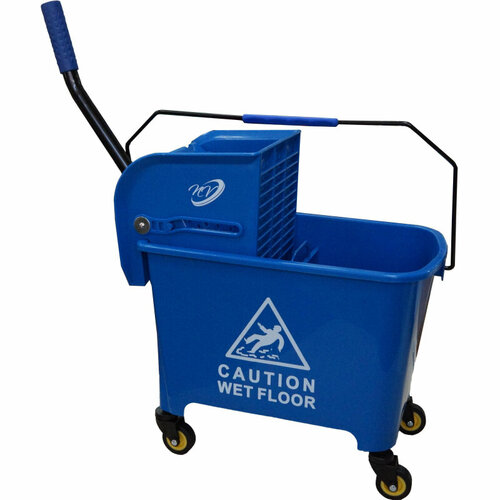 Ведро пластиковое с отжимом 20л синее NV-10250-B 9961₽