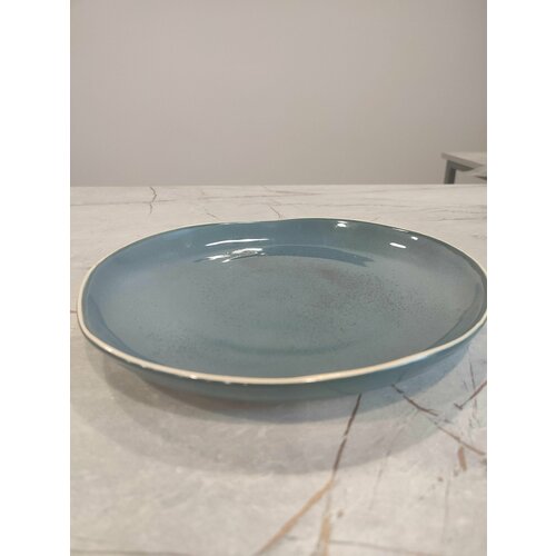 Тарелка organico media BLU REATTIVO серия 2