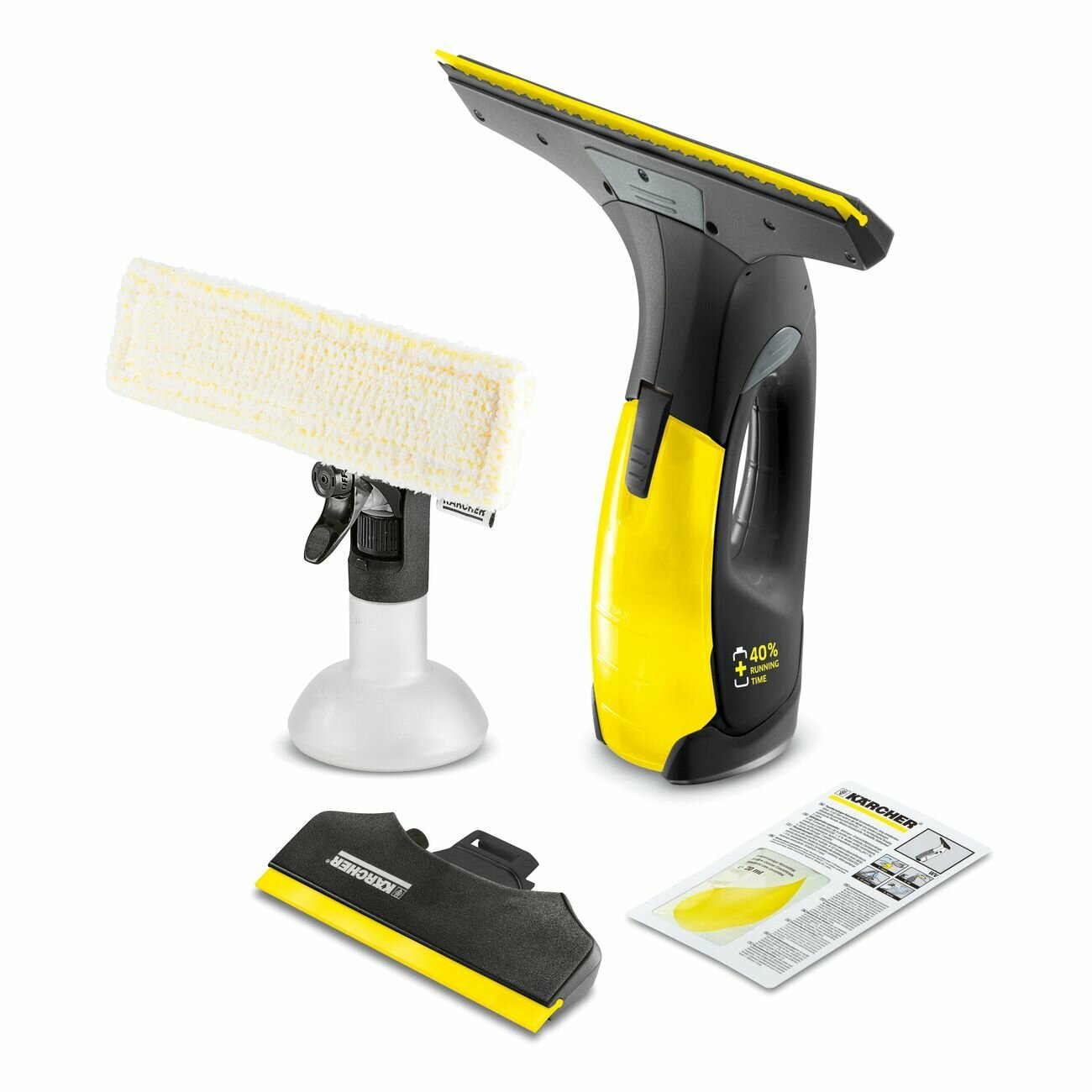 Стеклоочиститель Karcher WV 1 Plus/EU Li-Ion 0.1 л - фото №2