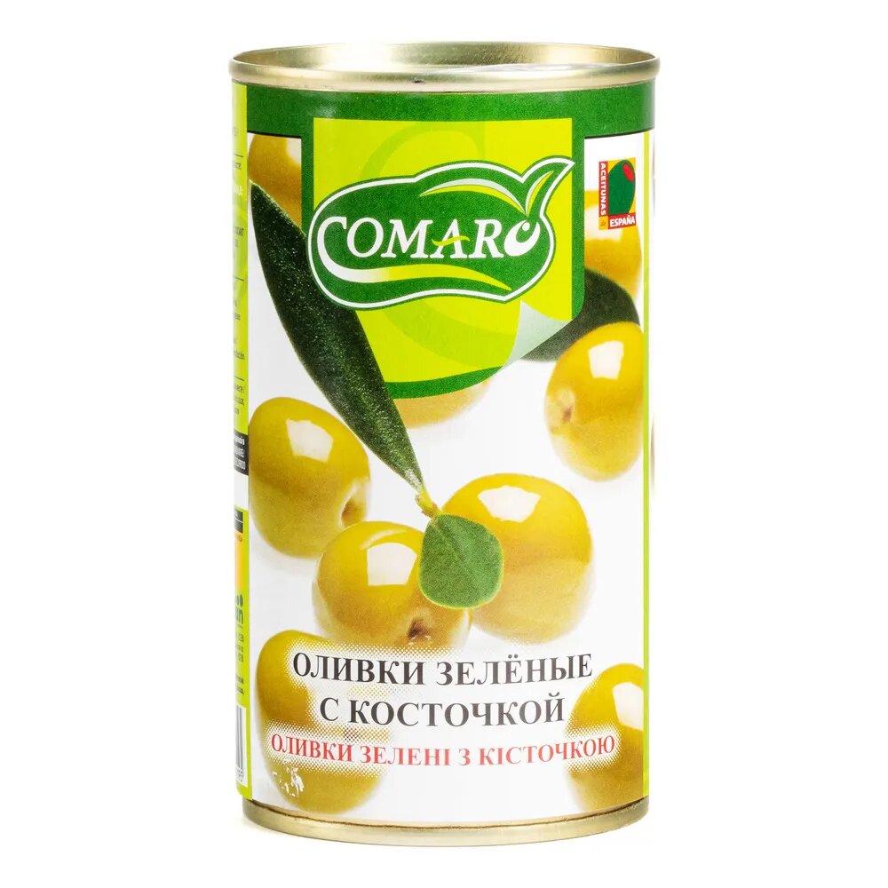 Оливки "комаро" c косточкой, 345г. Х12 штук