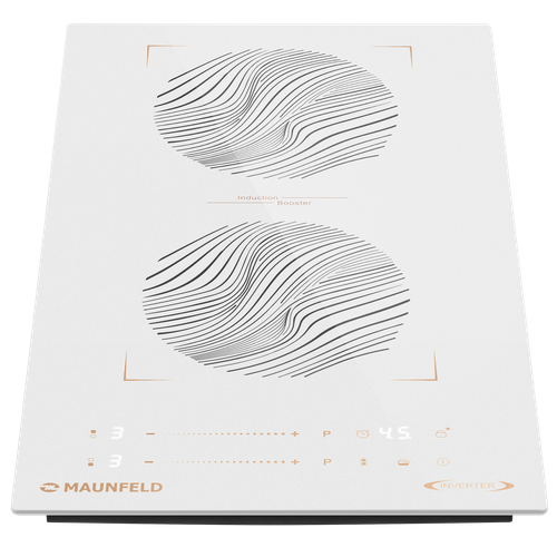 Индукционная варочная панель с объединением зон Bridge Induction MAUNFELD CVI292S2BWHF Inverter 15990₽