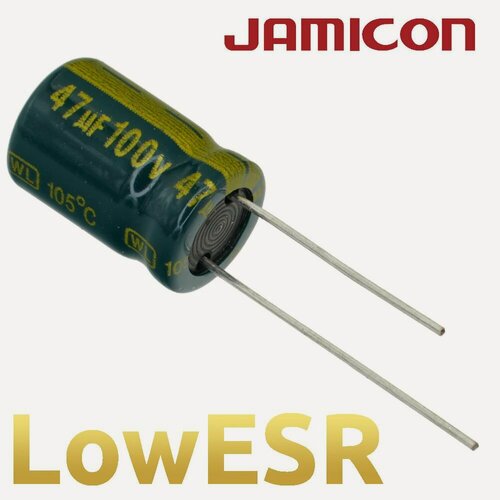 Изображение товара 47мкФ 100В / WL / 10х16 / 105 С / конденсатор электролитический (10шт)
