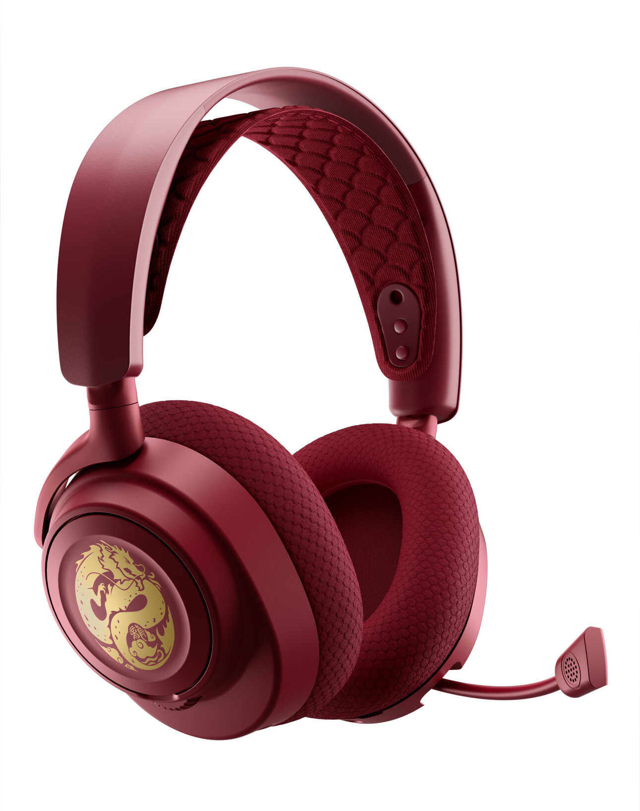 Беспроводные наушники SteelSeries Arctis Nova 7 Dragon Edition, красный — фото 1