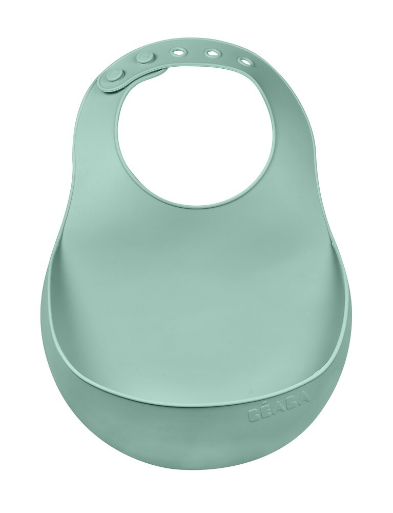 Нагрудник Beaba силиконовый BAVOIR SILICONE SAGE GREEN 913541