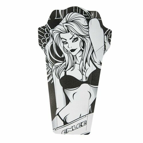 Щиток/Крыло переднее Enlee BF-50 Beauty черно-белое