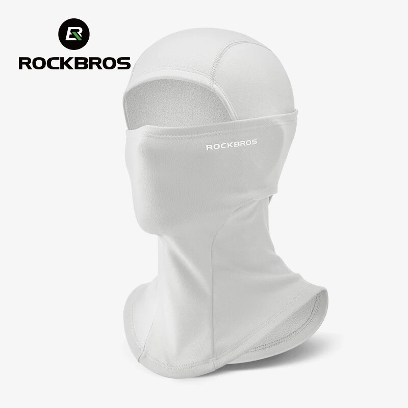 ROCKBROS Велосипедная маска из полиэстера, one size, Белый