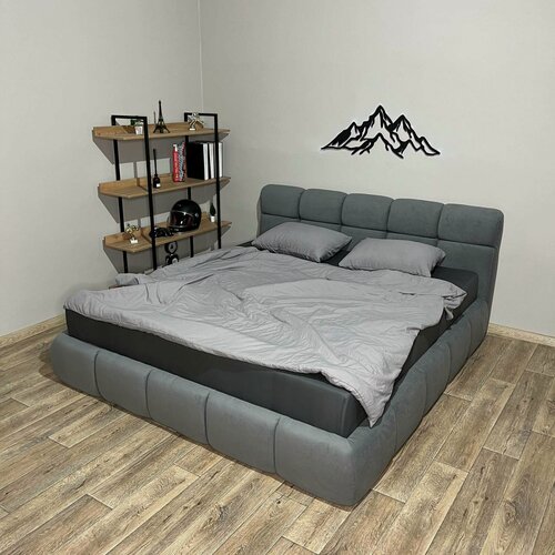 Изображение товара Кровать VIERO Марракеш, мягкое изголовье, 180х200 см, с ортопедическим основанием, без подъемного механизма