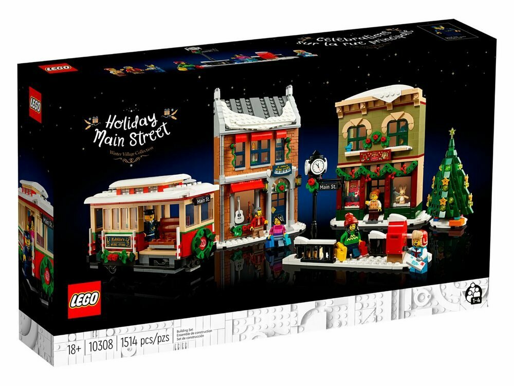 Конструктор LEGO 10 Series Главная Рождественская улица, 10308