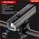 ROCKBROS RHL1500 Алюминиевый велофонарь 1500LM 5000mAh, Черный