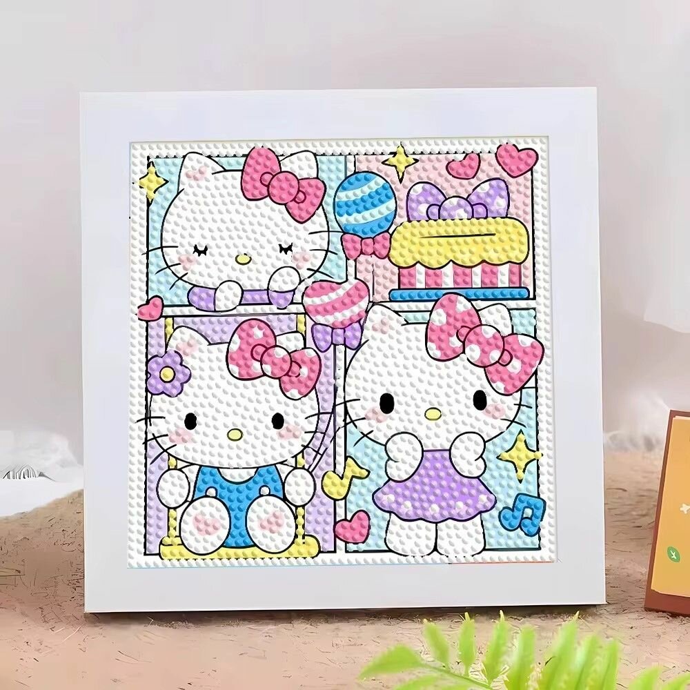 Алмазная мозаика Hello Kitty