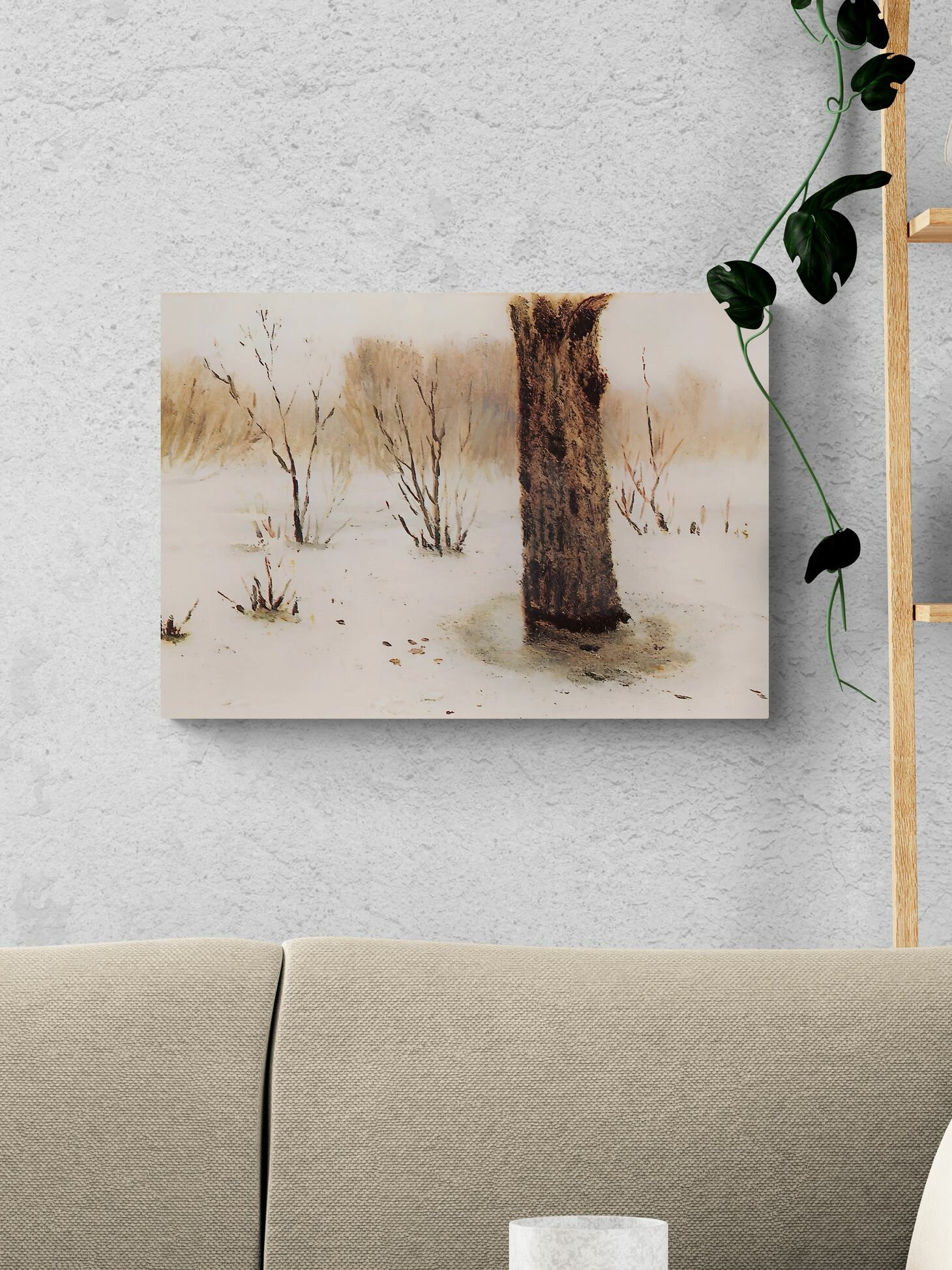 Куинджи Архип Иванович "Зима. Оттепель." 60х40 — фото 1