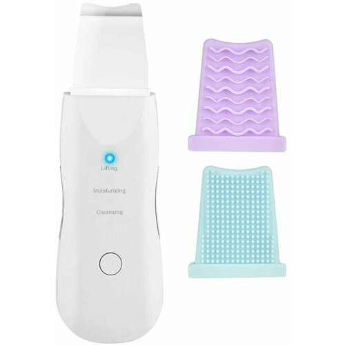 Ультразвук для чистки и лифтинга кожи лица LEATHER SHOVEL 2 силиконовых насадки в комплекте 505₽