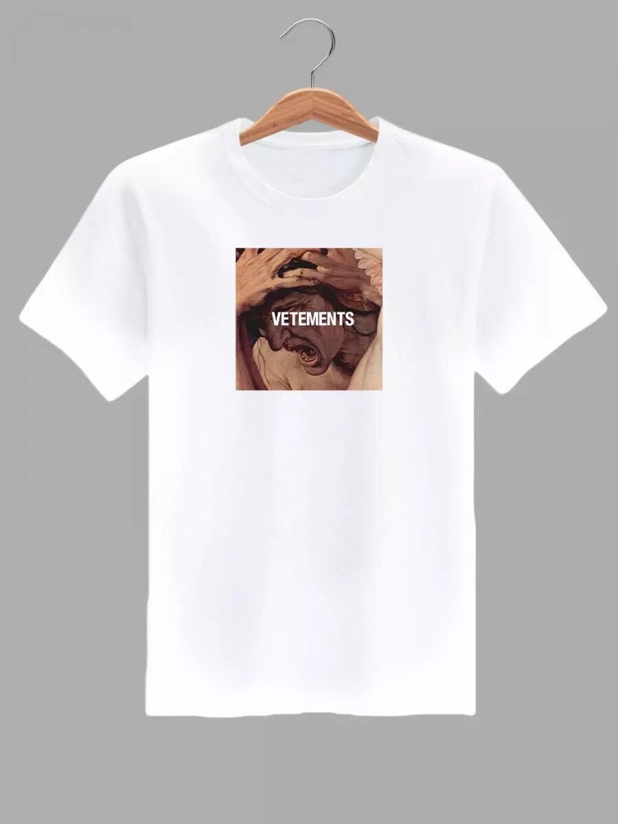 Футболка vetements, размер XS, белый