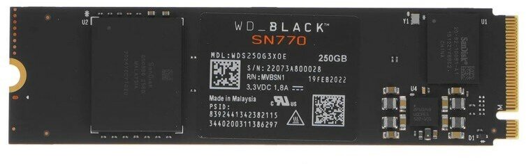 Твердотельный накопитель WD WDS250G3X0E - фото №13