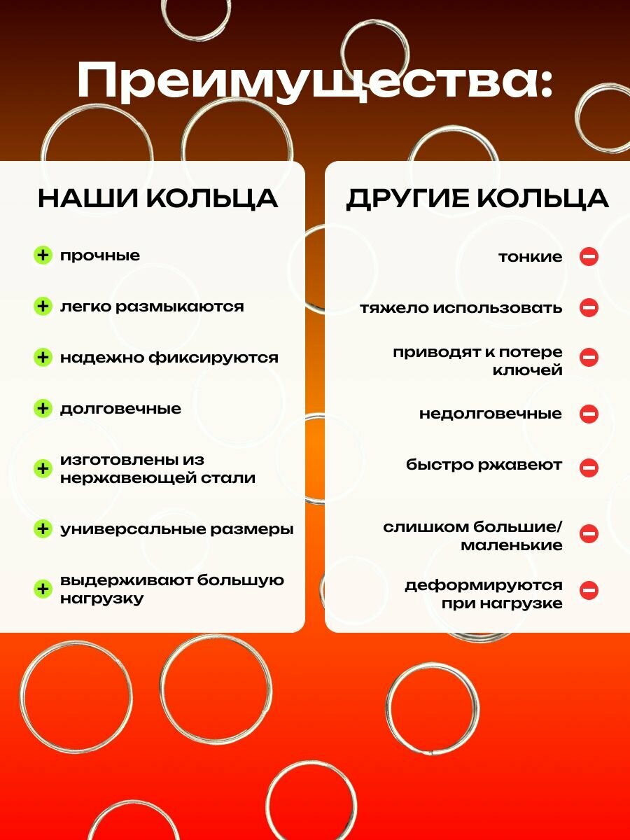 Бирка для ключей СолёнТрава, 20 шт., серебристый — фото 1