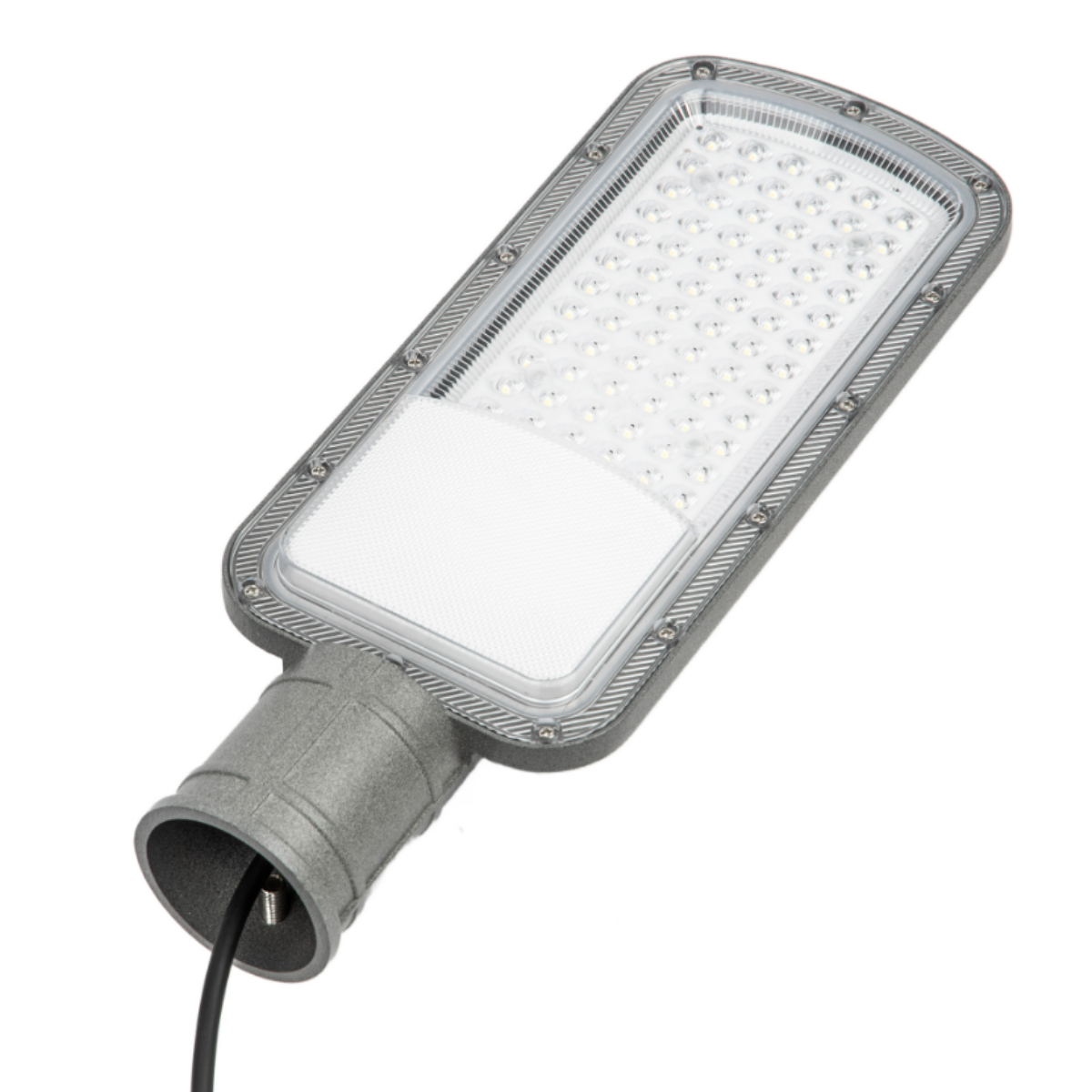 Светильник светодиодный уличный консольный. ULV-Q611 50W-6500K IP65 GREY Дневной свет 6500К. Угол 60-90 градусов.