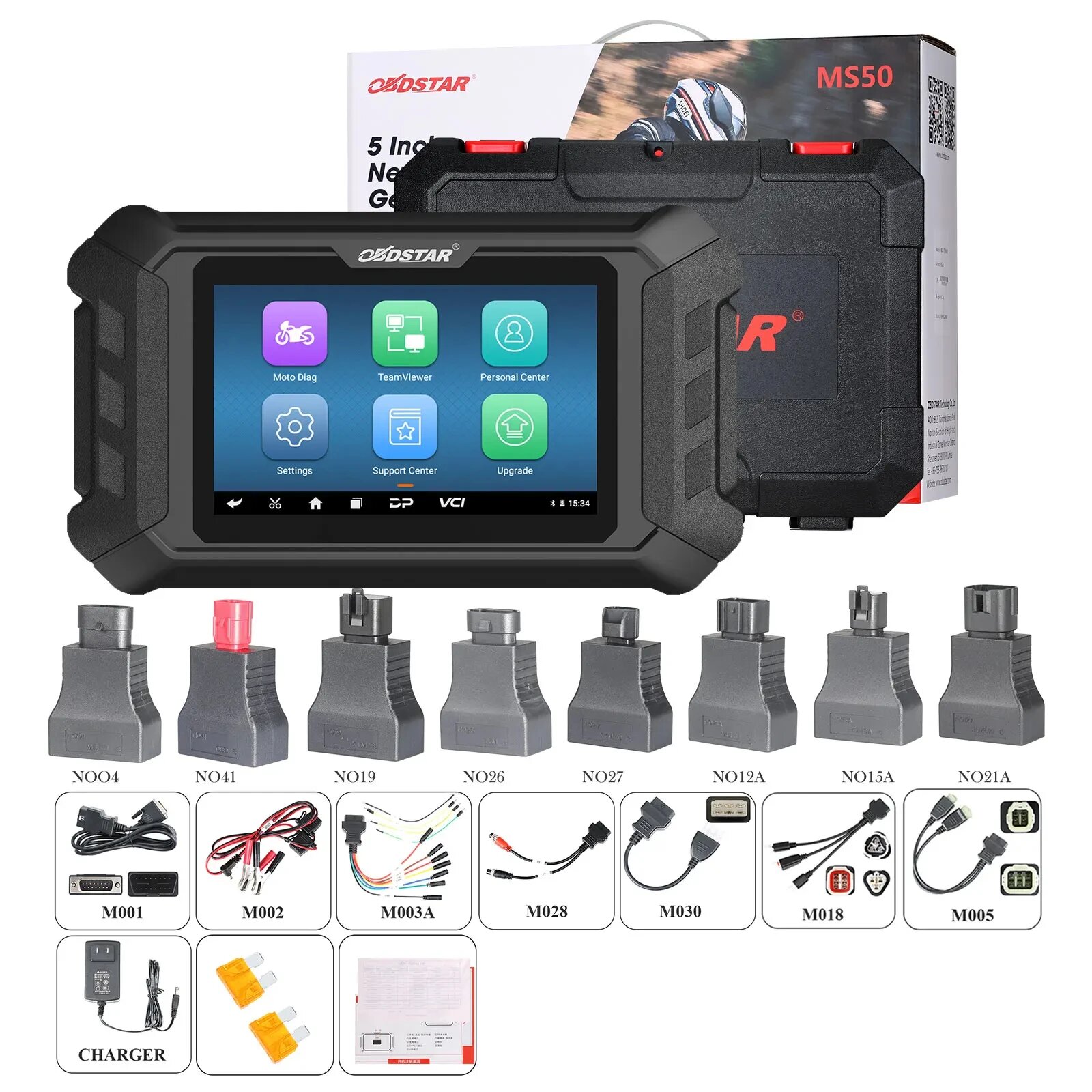 2025 новый OBDSTAR MS50 Мотоцикл OBD2 Сканер Мотоцикл Диагностическое программирование ключей и инструменты ECU MS50 Онлайн Только английский MS80, MS50 Standard V