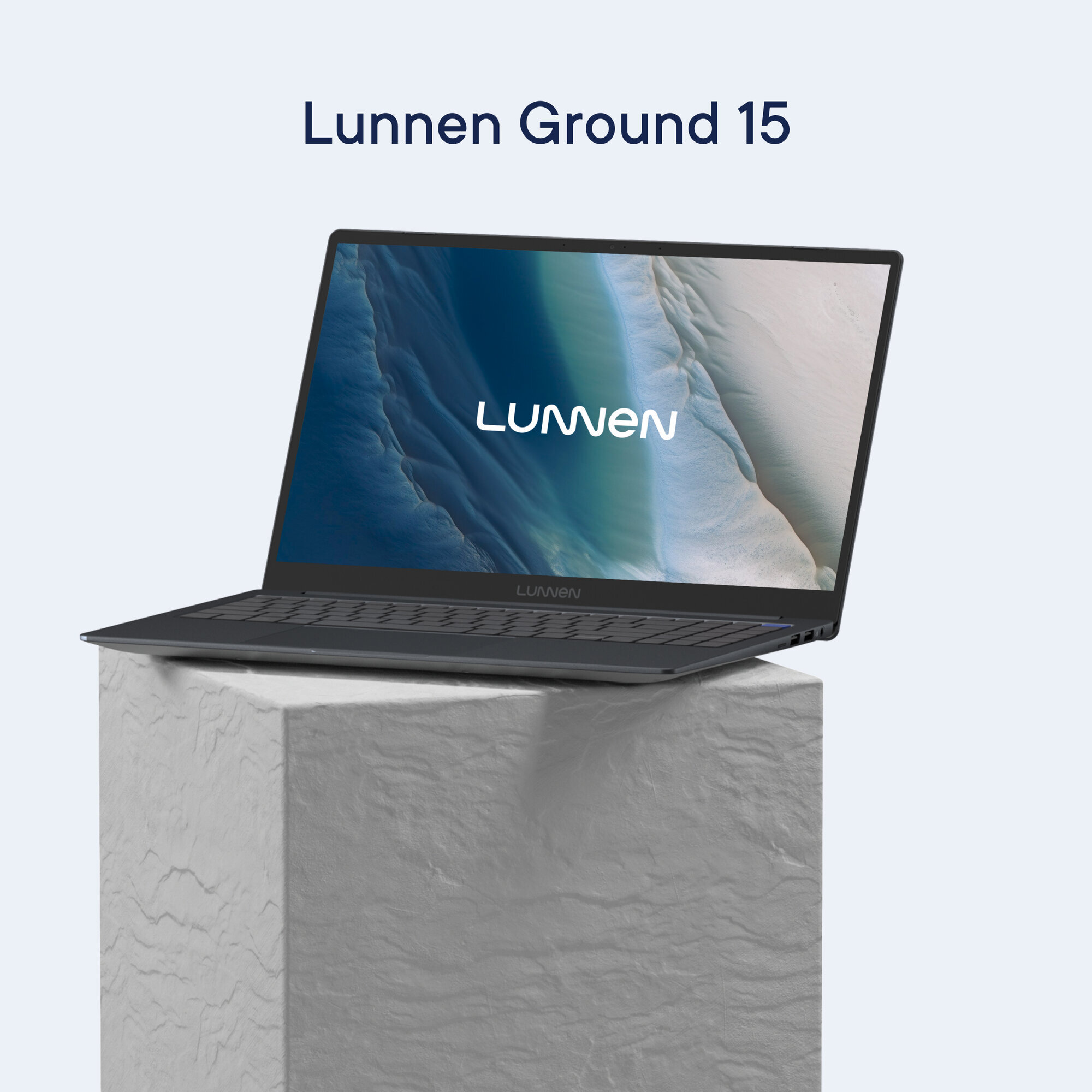 15.6" Ноутбук LUNNEN Ground 15 (2025), AMD Ryzen 5 PRO 5675U, RAM 16 ГБ, SSD 512 ГБ, IPS Full HD 1920x1080, Windows 11 Home, цвет Mid Gray, LL5FAWG02
