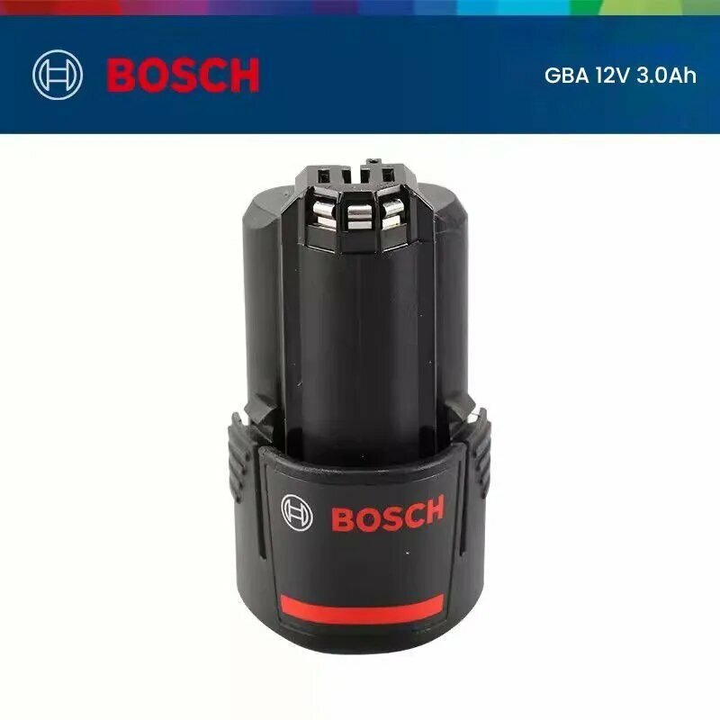 Аккумулятор Bosch 12V GBA12V-3A для электроинструмента литий-ионный 3.0 А·ч быстрая зарядка