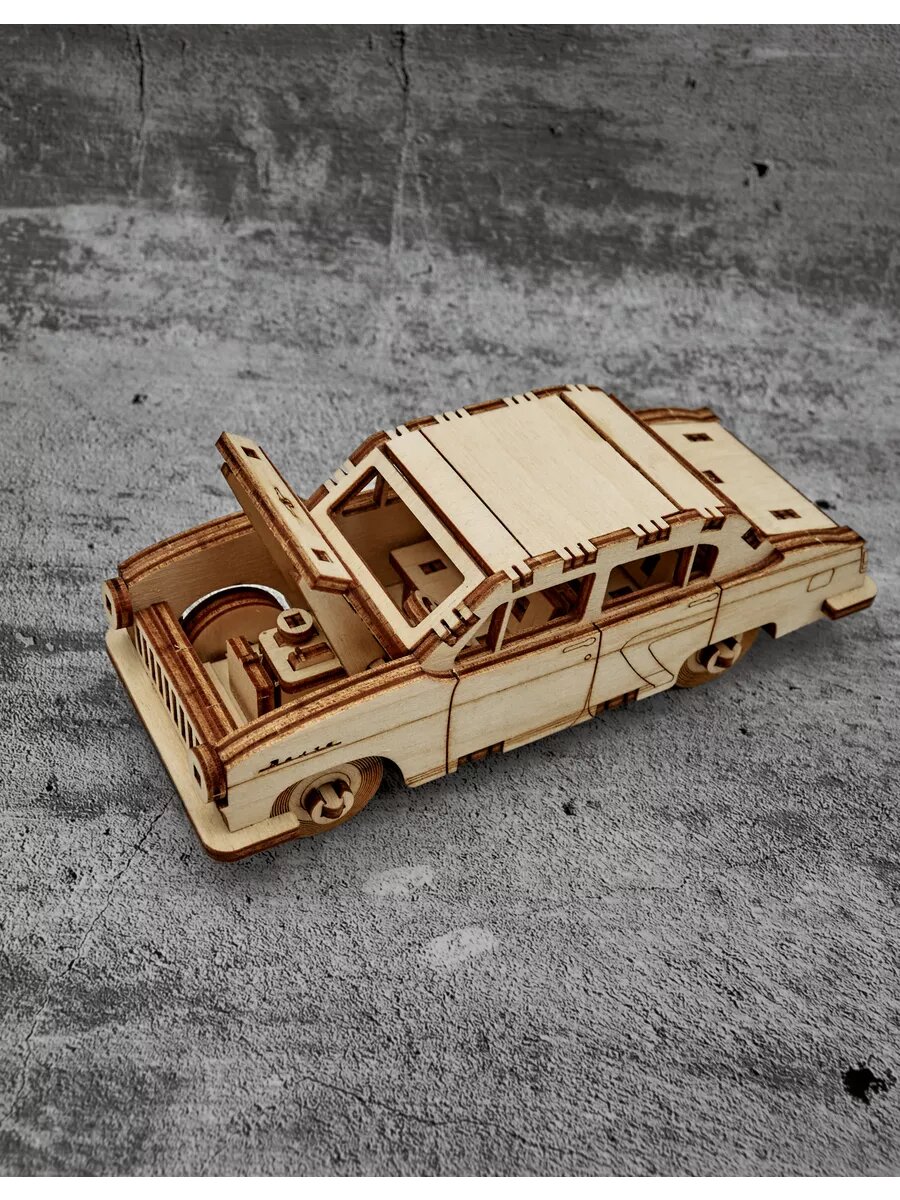 Конструктор для мальчиков-модель автомобиля "ГАЗ 21" — фото 1