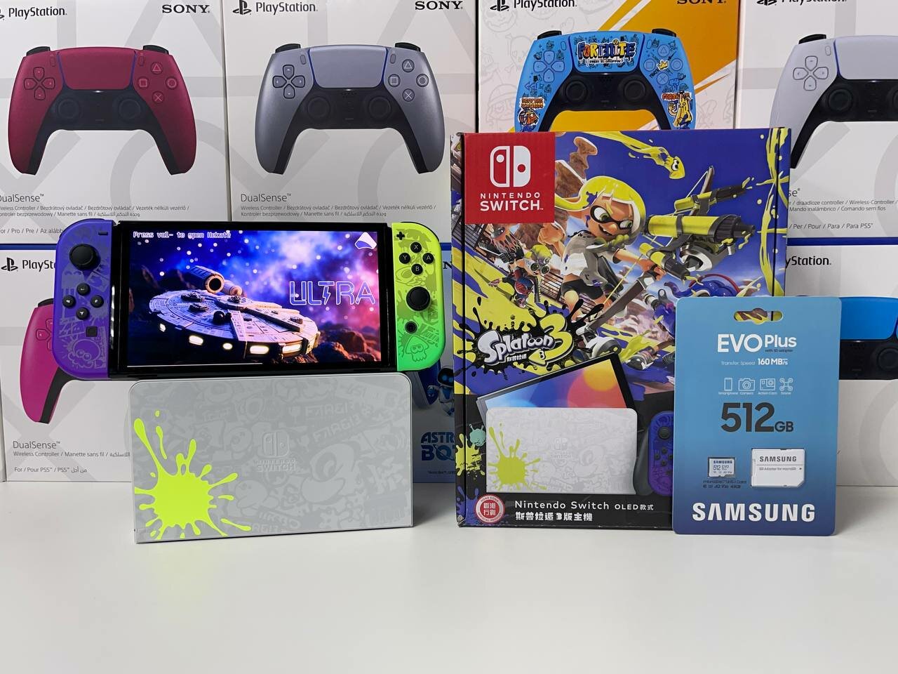 Nintendo Switch Oled Splatoon3 64+512gb Raspberry pi 2024 100топ игр — фото 1