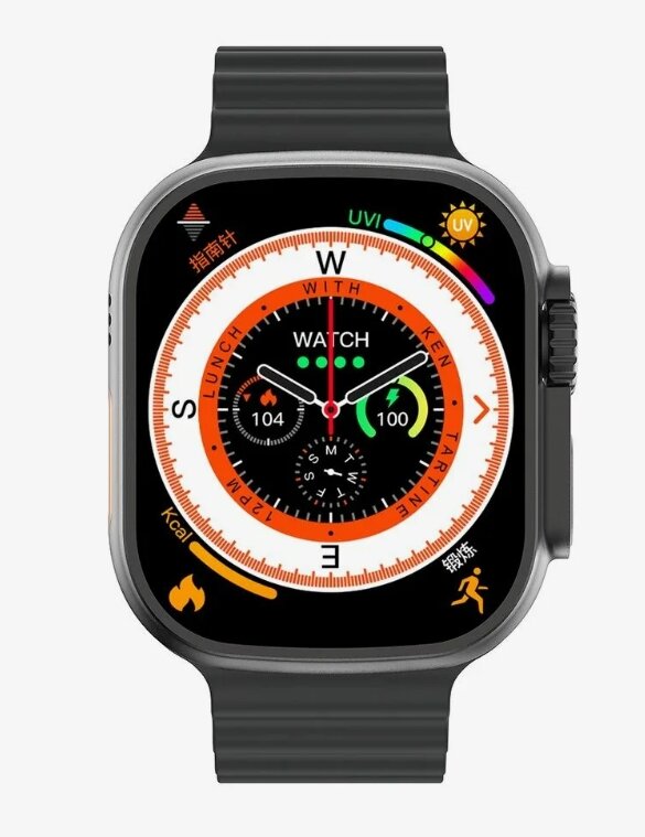 Смарт часы X9 Ultra black NFC звонки черный — фото 1