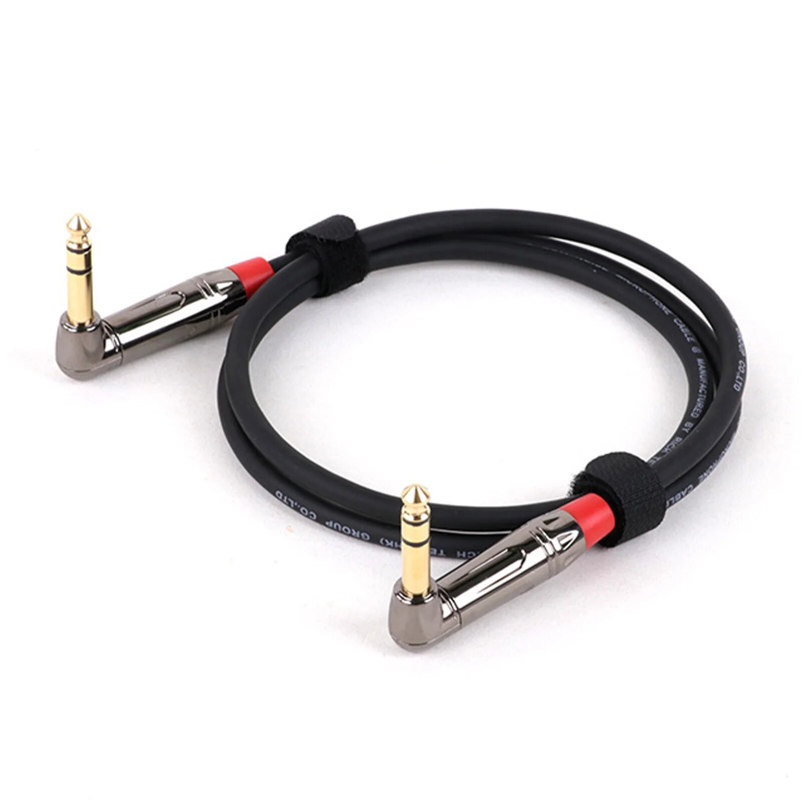 Удлинительный кабель GuerGuo 6,35 мм TRS синий, RD-Black, 1m