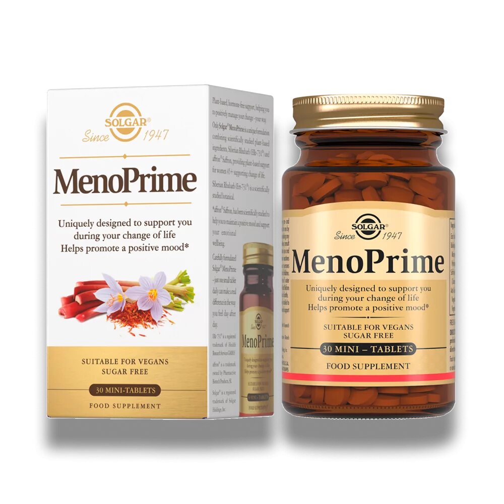 БАД Solgar Таблетки "Мено Прайм", 30 шт. MenoPrime Tablets 30