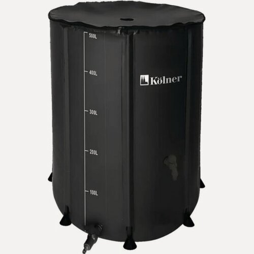 Изображение товара Бочка для воды Kolner KWB 500B, 500 л с краном и крышкой на молнии