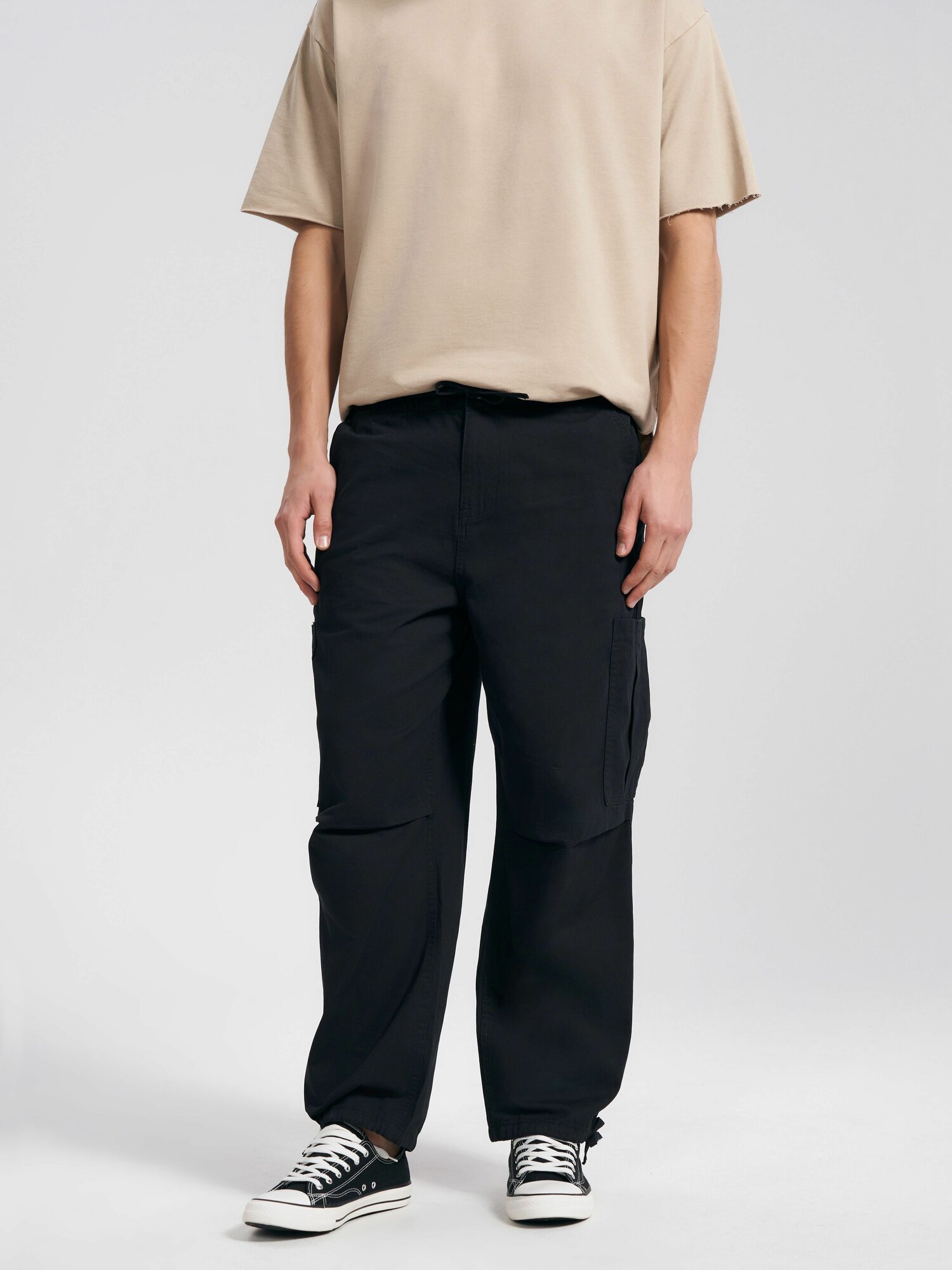 Брюки ТВОЕ, размер S, черный/черный