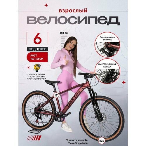 Велосипед горный Dextpro 001 / скоростной 26