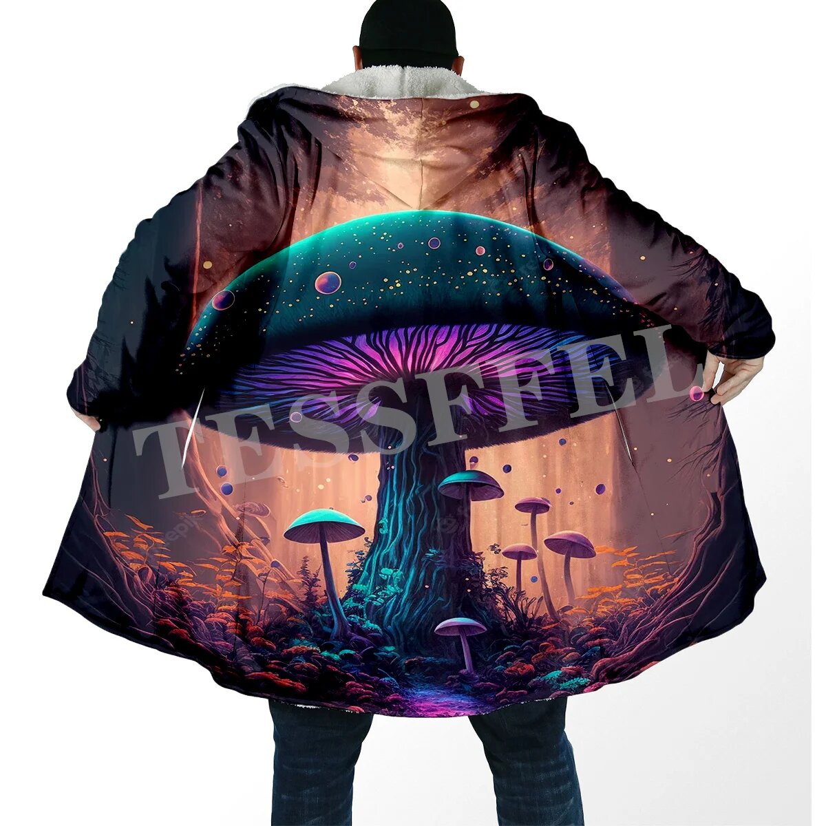 Тренчкот TESSFFEL, размер M, бирюзовый