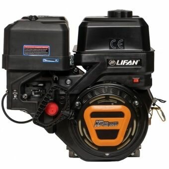 Двигатель бензиновый Lifan KP460 D25 11А 20 л. с. 460куб см вал 25мм ручной старт катушка 11 Ампер