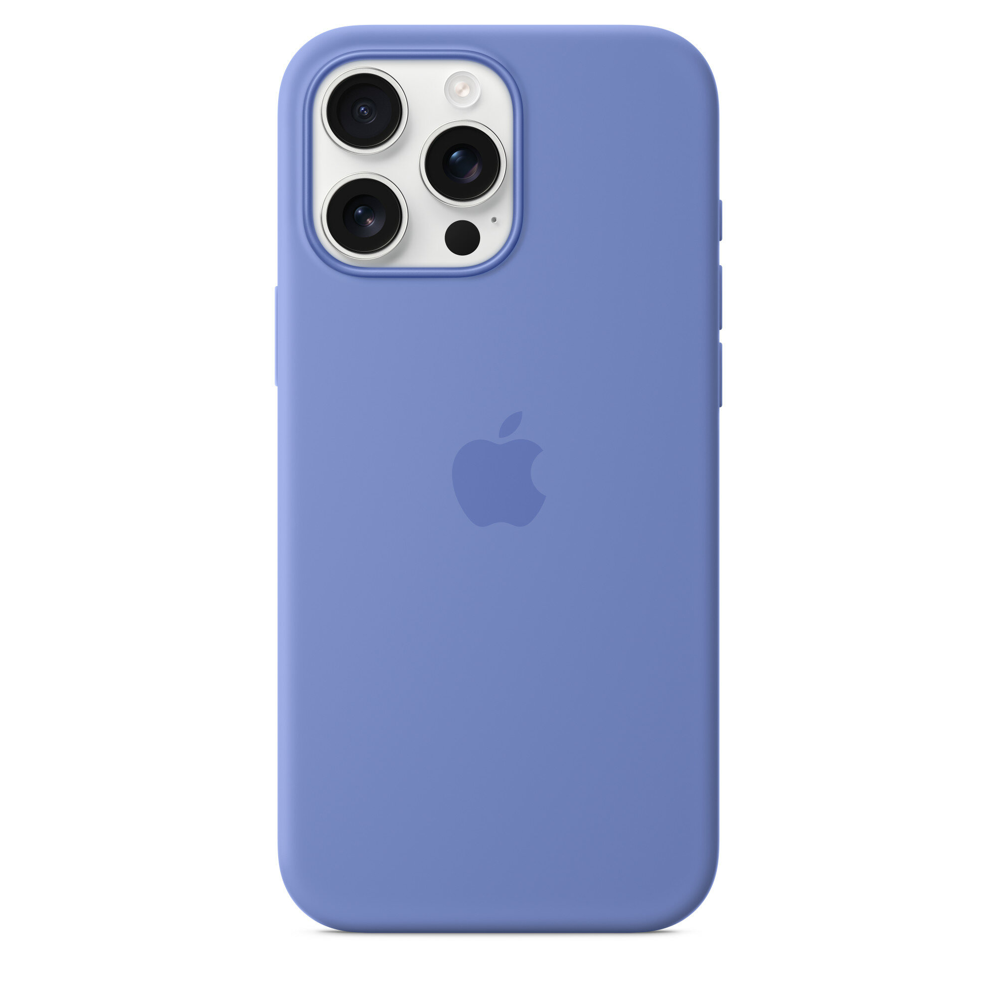 Чехол силиконовый MagSafe для iPhone 16 Pro Max Periwinkle, Silicone case MagSafe для айфон 16 Про Макс - Светло-голубой