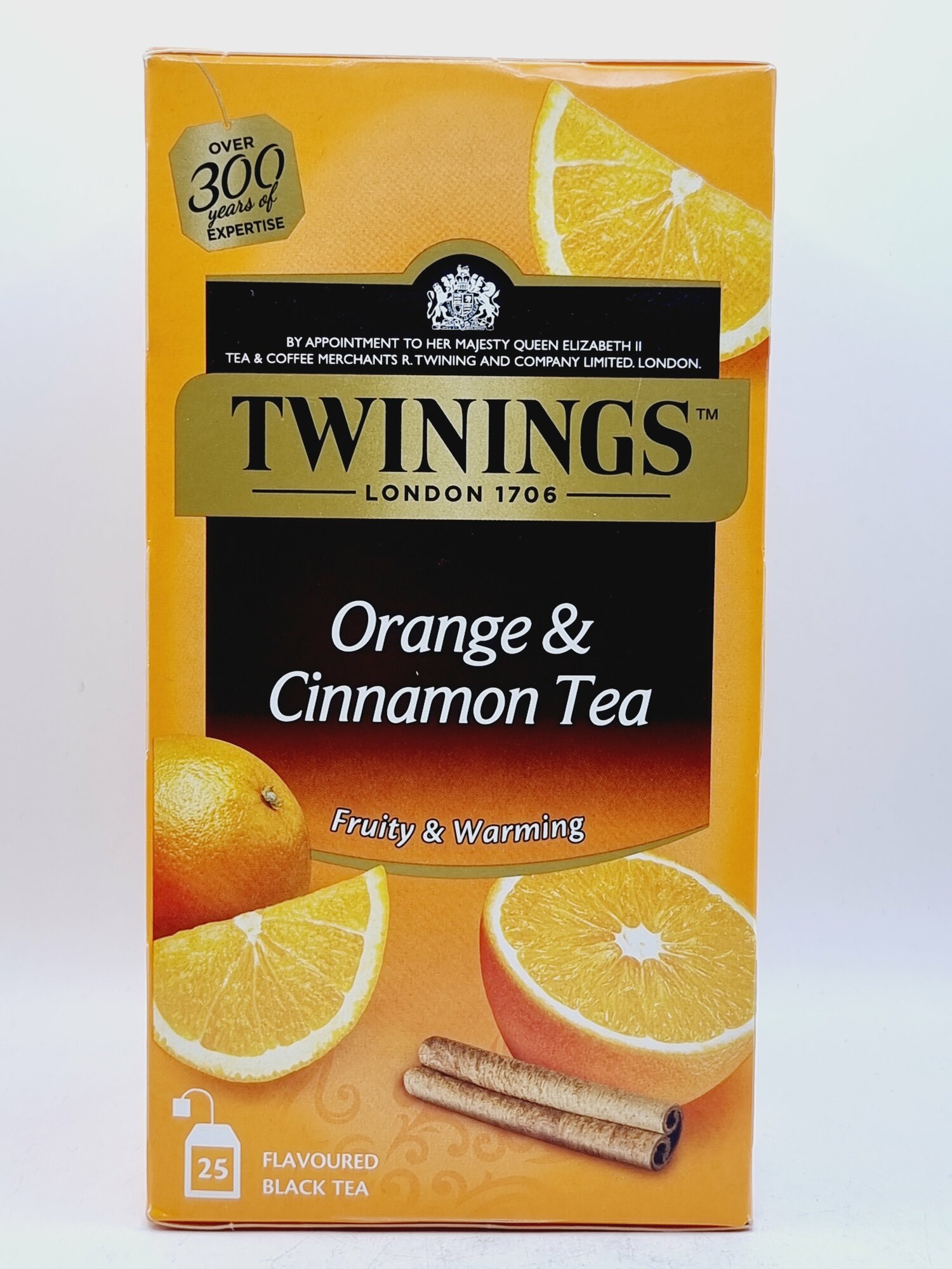 Чай черный TWININGS Orange Cinnamon Апельсин и Корица 25 пакет. х 2 г